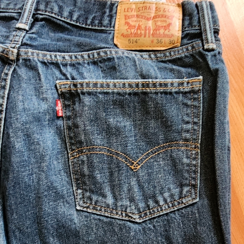 Levi's Indigo Blue Men's Straight Denim Jeans